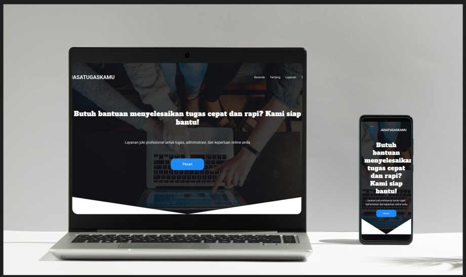 jasatugaskamu Website Image